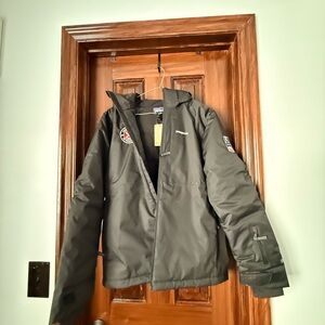Brand New Patagonia (NWT) Black Insulated Kids Jacket with Logo Patches